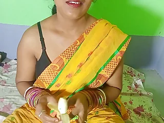Debar Bhabhi Breast Banana Sex Indian XXX Porn with Clear Hindi Dirty Audio